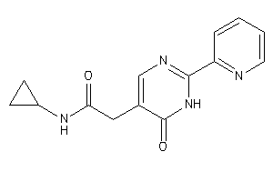 N-cyclopropyl-2-[6-keto-2-(2-pyridyl)-1H-pyrimidin-5-yl]acetamide