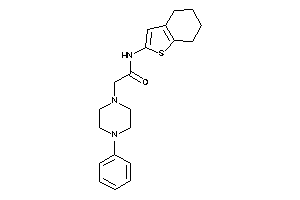 2-(4-phenylpiperazino)-N-(4,5,6,7-tetrahydrobenzothiophen-2-yl)acetamide