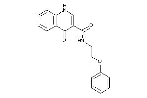 4-keto-N-(2-phenoxyethyl)-1H-quinoline-3-carboxamide