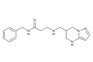 N-benzyl-3-(4,5,6,7-tetrahydropyrazolo[1,5-a]pyrimidin-6-ylmethylamino)propionamide