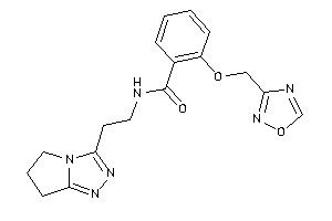 N-[2-(6,7-dihydro-5H-pyrrolo[2,1-c][1,2,4]triazol-3-yl)ethyl]-2-(1,2,4-oxadiazol-3-ylmethoxy)benzamide