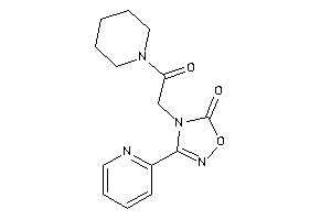 4-(2-keto-2-piperidino-ethyl)-3-(2-pyridyl)-1,2,4-oxadiazol-5-one