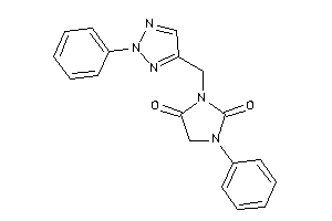 1-phenyl-3-[(2-phenyltriazol-4-yl)methyl]hydantoin