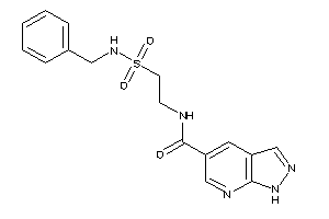 N-[2-(benzylsulfamoyl)ethyl]-1H-pyrazolo[3,4-b]pyridine-5-carboxamide