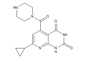 7-cyclopropyl-5-(piperazine-1-carbonyl)-1H-pyrido[2,3-d]pyrimidine-2,4-quinone