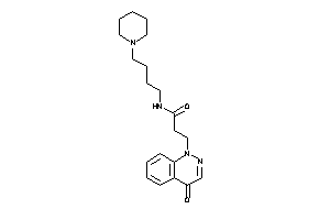 3-(4-ketocinnolin-1-yl)-N-(4-piperidinobutyl)propionamide
