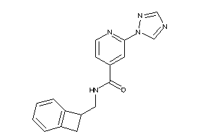 N-(7-bicyclo[4.2.0]octa-1(6),2,4-trienylmethyl)-2-(1,2,4-triazol-1-yl)isonicotinamide