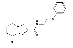 4-keto-N-(2-phenoxyethyl)-1,5,6,7-tetrahydroindole-2-carboxamide