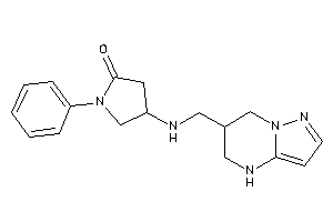 1-phenyl-4-(4,5,6,7-tetrahydropyrazolo[1,5-a]pyrimidin-6-ylmethylamino)-2-pyrrolidone