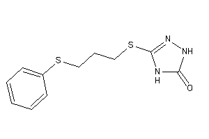 3-[3-(phenylthio)propylthio]-1,4-dihydro-1,2,4-triazol-5-one