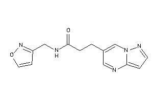 N-(isoxazol-3-ylmethyl)-3-pyrazolo[1,5-a]pyrimidin-6-yl-propionamide