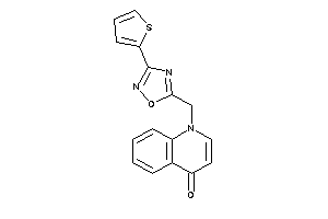 1-[[3-(2-thienyl)-1,2,4-oxadiazol-5-yl]methyl]-4-quinolone