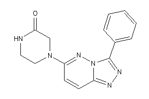 4-(3-phenyl-[1,2,4]triazolo[3,4-f]pyridazin-6-yl)piperazin-2-one