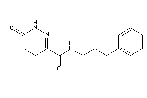 6-keto-N-(3-phenylpropyl)-4,5-dihydro-1H-pyridazine-3-carboxamide