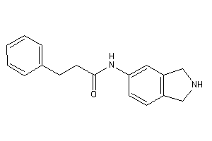 N-isoindolin-5-yl-3-phenyl-propionamide