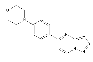 4-(4-pyrazolo[1,5-a]pyrimidin-5-ylphenyl)morpholine