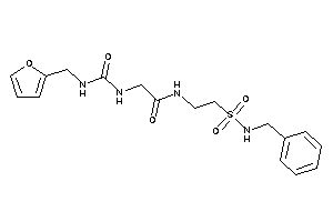 N-[2-(benzylsulfamoyl)ethyl]-2-(2-furfurylcarbamoylamino)acetamide