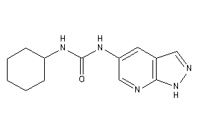 1-cyclohexyl-3-(1H-pyrazolo[3,4-b]pyridin-5-yl)urea