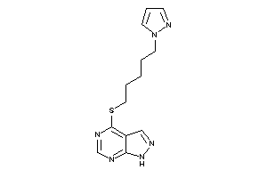 4-(5-pyrazol-1-ylpentylthio)-1H-pyrazolo[3,4-d]pyrimidine