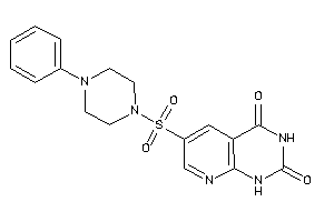 6-(4-phenylpiperazino)sulfonyl-1H-pyrido[2,3-d]pyrimidine-2,4-quinone