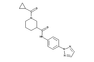 1-(cyclopropanecarbonyl)-N-[4-(triazol-2-yl)phenyl]nipecotamide