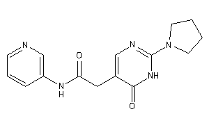 2-(6-keto-2-pyrrolidino-1H-pyrimidin-5-yl)-N-(3-pyridyl)acetamide