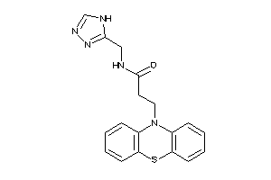 Image of 3-phenothiazin-10-yl-N-(4H-1,2,4-triazol-3-ylmethyl)propionamide