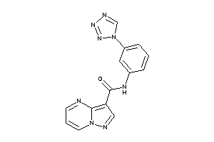 N-[3-(tetrazol-1-yl)phenyl]pyrazolo[1,5-a]pyrimidine-3-carboxamide