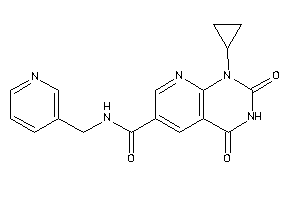 1-cyclopropyl-2,4-diketo-N-(3-pyridylmethyl)pyrido[2,3-d]pyrimidine-6-carboxamide