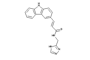 3-(9H-carbazol-3-yl)-N-(4H-1,2,4-triazol-3-ylmethyl)acrylamide