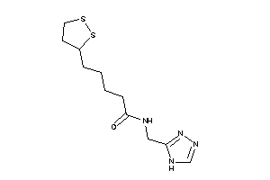 Image of 5-(dithiolan-3-yl)-N-(4H-1,2,4-triazol-3-ylmethyl)valeramide