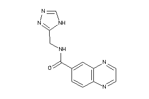 N-(4H-1,2,4-triazol-3-ylmethyl)quinoxaline-6-carboxamide