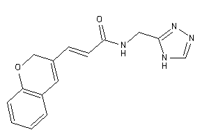 3-(2H-chromen-3-yl)-N-(4H-1,2,4-triazol-3-ylmethyl)acrylamide