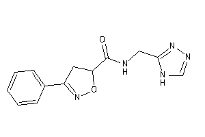 3-phenyl-N-(4H-1,2,4-triazol-3-ylmethyl)-2-isoxazoline-5-carboxamide