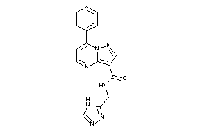 7-phenyl-N-(4H-1,2,4-triazol-3-ylmethyl)pyrazolo[1,5-a]pyrimidine-3-carboxamide