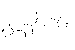 3-(2-thienyl)-N-(4H-1,2,4-triazol-3-ylmethyl)-2-isoxazoline-5-carboxamide