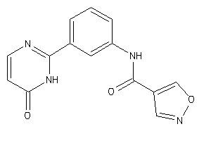 N-[3-(6-keto-1H-pyrimidin-2-yl)phenyl]isoxazole-4-carboxamide