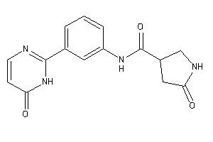 5-keto-N-[3-(6-keto-1H-pyrimidin-2-yl)phenyl]pyrrolidine-3-carboxamide