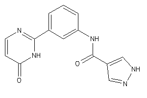 N-[3-(6-keto-1H-pyrimidin-2-yl)phenyl]-1H-pyrazole-4-carboxamide