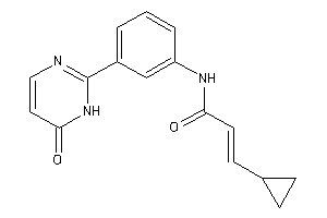 3-cyclopropyl-N-[3-(6-keto-1H-pyrimidin-2-yl)phenyl]acrylamide