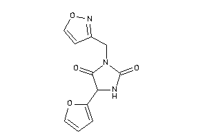 5-(2-furyl)-3-(isoxazol-3-ylmethyl)hydantoin