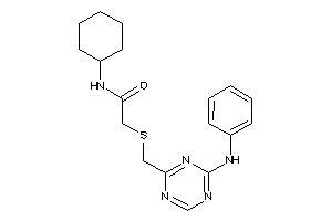 2-[(4-anilino-s-triazin-2-yl)methylthio]-N-cyclohexyl-acetamide