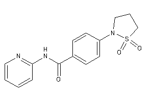 4-(1,1-diketo-1,2-thiazolidin-2-yl)-N-(2-pyridyl)benzamide