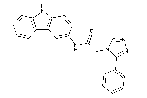 N-(9H-carbazol-3-yl)-2-(3-phenyl-1,2,4-triazol-4-yl)acetamide