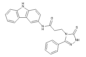 N-(9H-carbazol-3-yl)-3-(3-phenyl-5-thioxo-1H-1,2,4-triazol-4-yl)propionamide