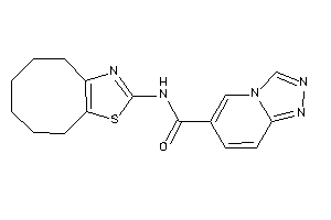 N-(4,5,6,7,8,9-hexahydrocycloocta[d]thiazol-2-yl)-[1,2,4]triazolo[4,3-a]pyridine-6-carboxamide