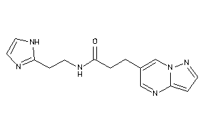 N-[2-(1H-imidazol-2-yl)ethyl]-3-pyrazolo[1,5-a]pyrimidin-6-yl-propionamide