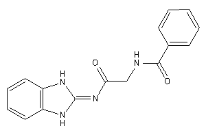 Image of N-[2-(1,3-dihydrobenzimidazol-2-ylideneamino)-2-keto-ethyl]benzamide