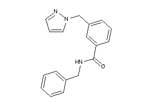 N-benzyl-3-(pyrazol-1-ylmethyl)benzamide