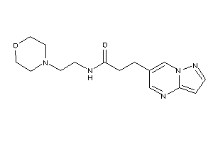 N-(2-morpholinoethyl)-3-pyrazolo[1,5-a]pyrimidin-6-yl-propionamide